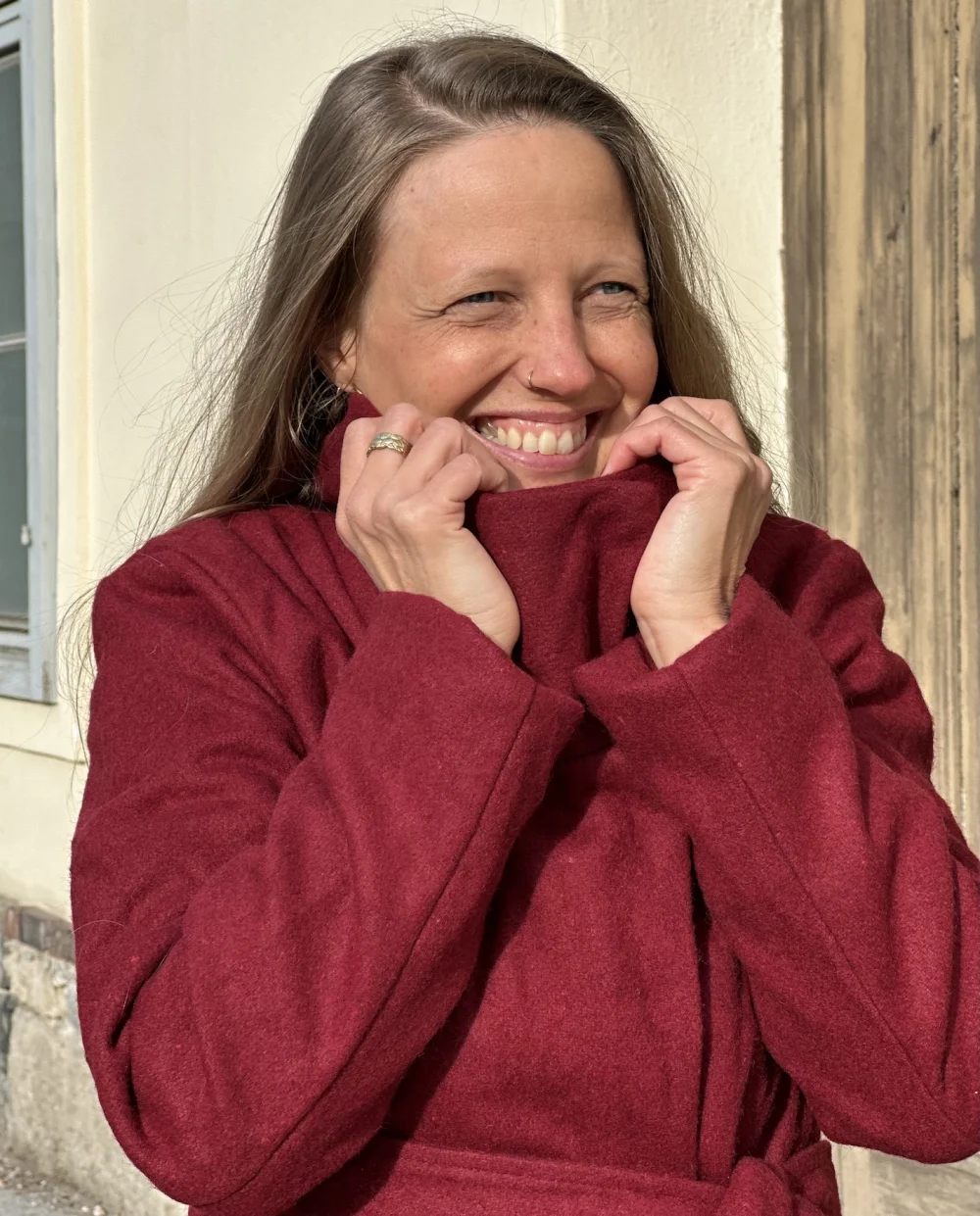 Lodenjacke "Bergen" mit Bindegürtel