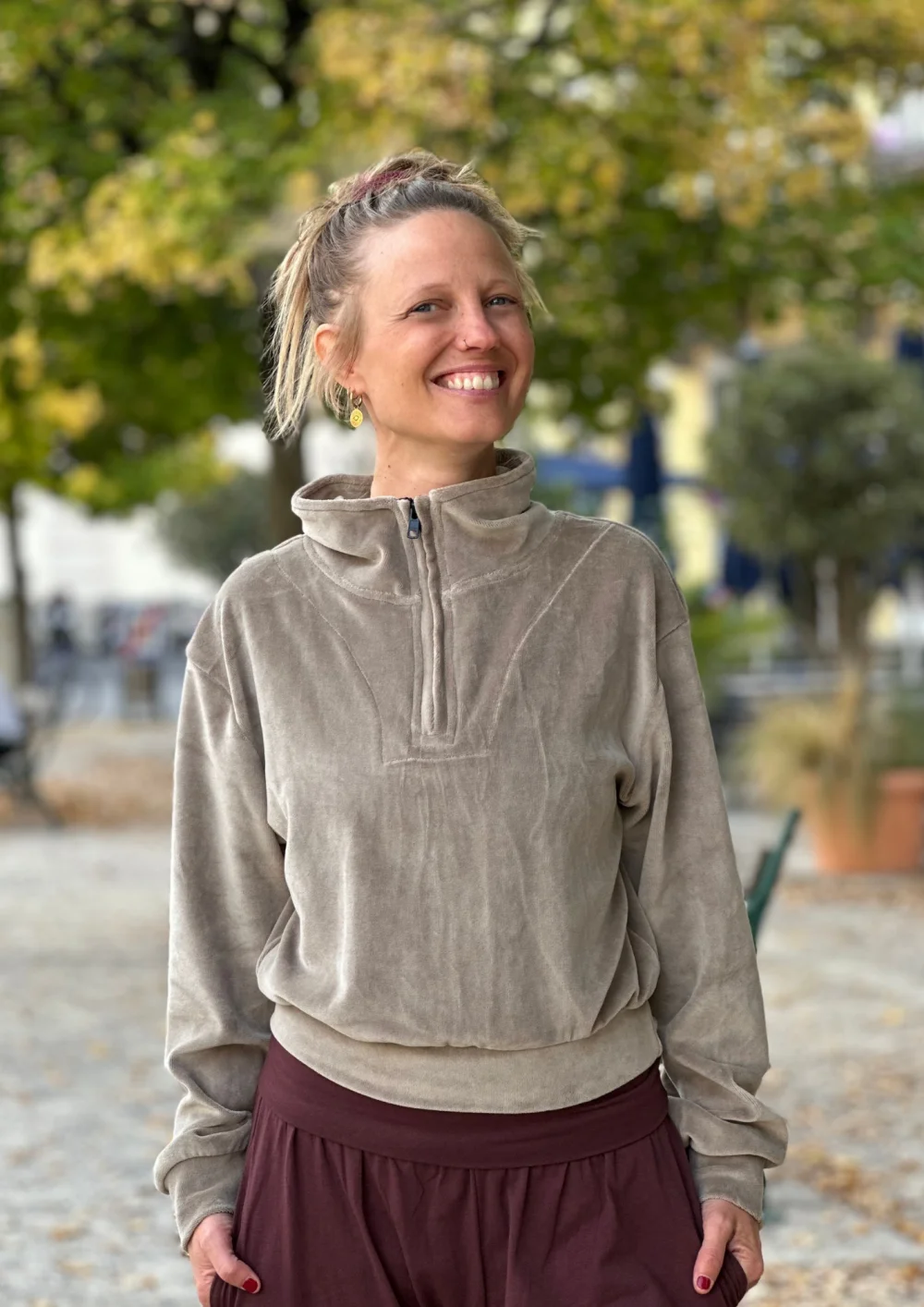 Crop Pullover "Cozy 70's"